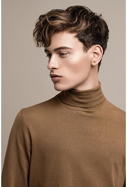 Najaar winter mode heren model in 2020 bij Haarmode Wingens